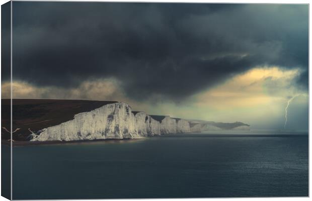 Approaching Storm Canvas Print by Ben Russell