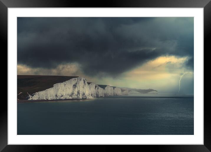 Approaching Storm Framed Mounted Print by Ben Russell
