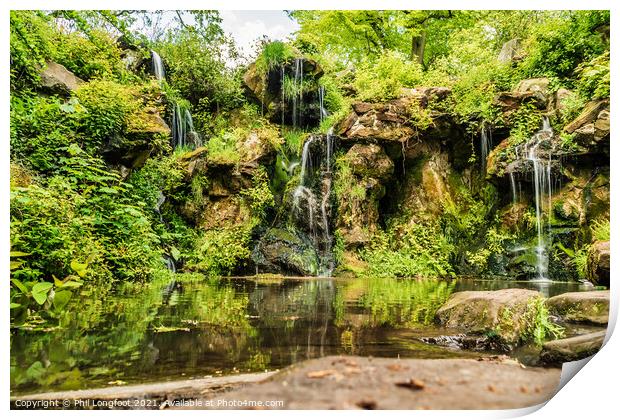 Fairy Glen Sefton Park Liverpool  Print by Phil Longfoot