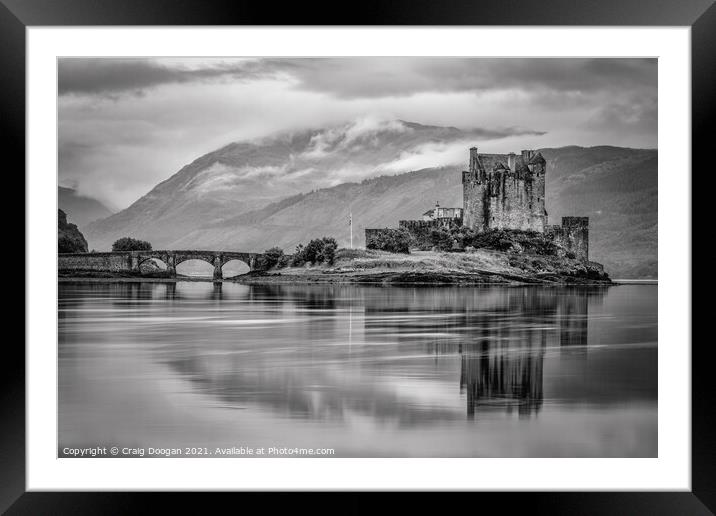 Eilean Donan Misty Morning Framed Mounted Print by Craig Doogan