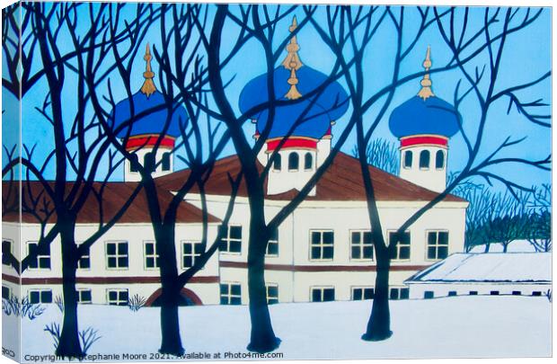 St. Nicholas Cathedral, Novgorod, Russia Canvas Print by Stephanie Moore