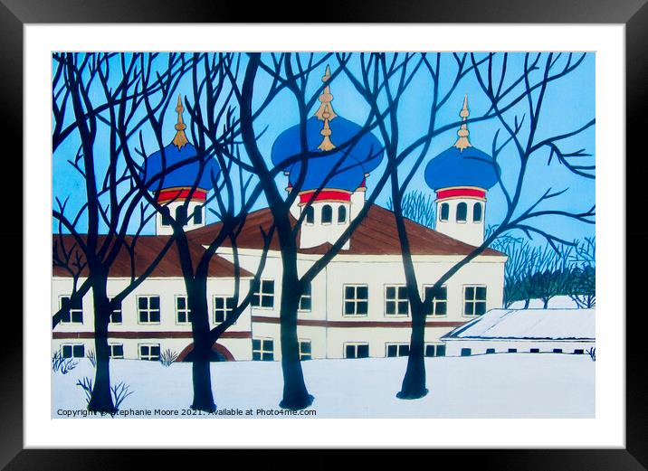 St. Nicholas Cathedral, Novgorod, Russia Framed Mounted Print by Stephanie Moore