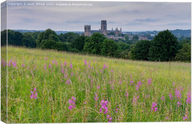 A hillside in Durham Canvas Print by Kevin Winter