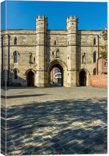 Exchequer Gate, Lincoln Canvas Print by Photimageon UK