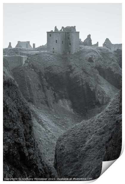 Dunnottar Castle Print by Anthony McGeever