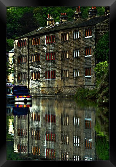 Reflected Glory Framed Print by Sandra Pledger