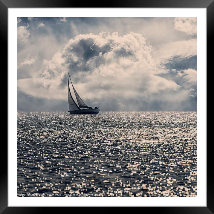 Sailing #2 Framed Mounted Print by Claudio Lepri