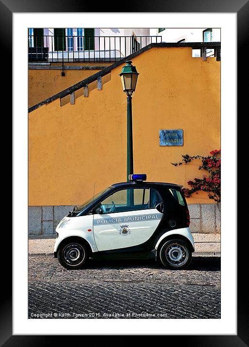 Smart Cops Canvases & Prints Framed Mounted Print by Keith Towers Canvases & Prints