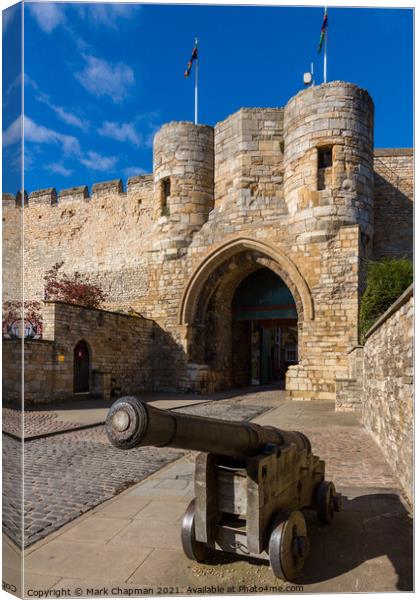 Lincoln Castle entrance Canvas Print by Photimageon UK