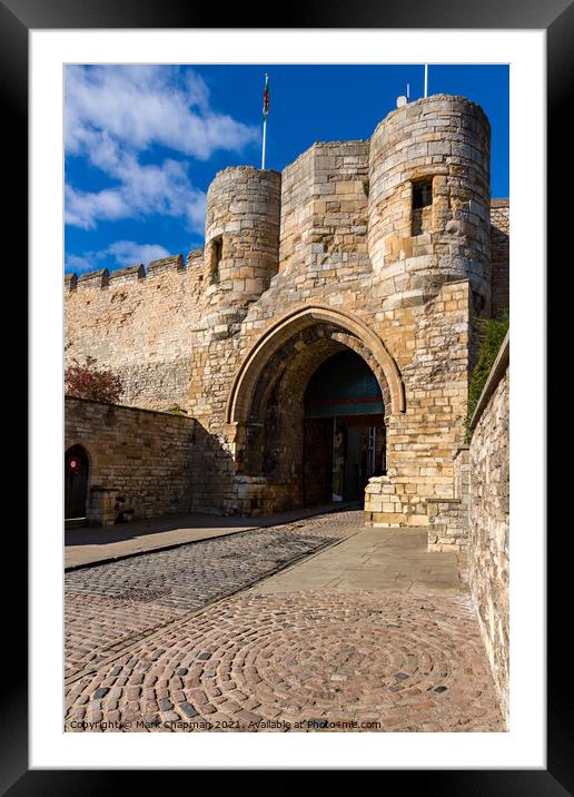 Lincoln Castle entrance Framed Mounted Print by Photimageon UK