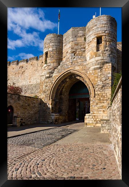 Lincoln Castle entrance Framed Print by Photimageon UK