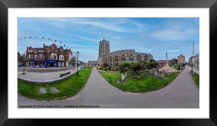 Cromer Church, Norfolk Framed Mounted Print by Chris Yaxley