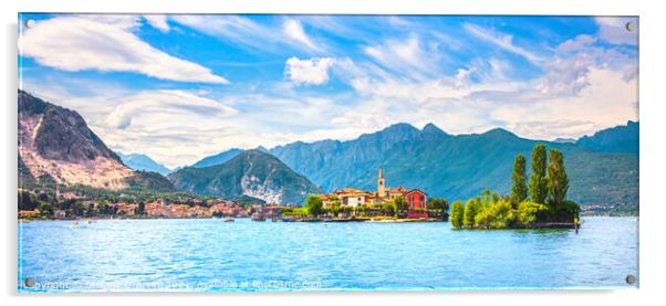 Isola dei Pescatori, Lake Maggiore Acrylic by Stefano Orazzini