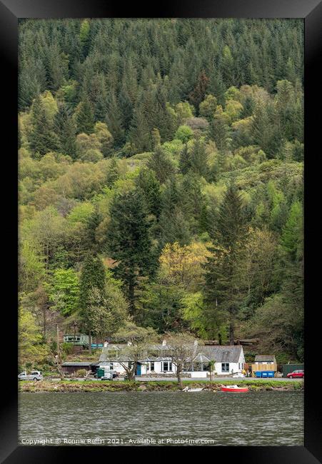 The Pub Below The Forest Framed Print by Ronnie Reffin