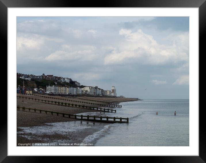 St Leonards from the West. Framed Mounted Print by Mark Ward