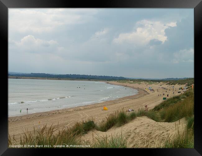 Camber Sands in July Framed Print by Mark Ward
