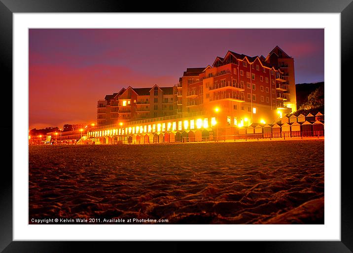 Honey Combe Beach at sunrise Framed Mounted Print by Kelvin Futcher 2D Photography