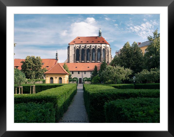 Franciscan Garden in Prague, Czech Republic Framed Mounted Print by Dietmar Rauscher