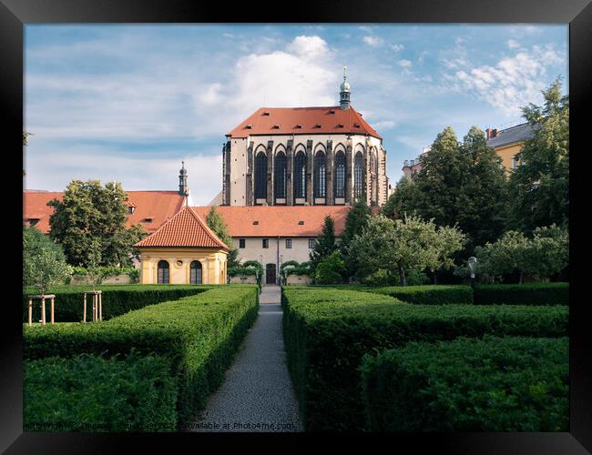 Franciscan Garden in Prague, Czech Republic Framed Print by Dietmar Rauscher