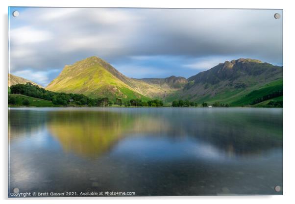 Utterly Buttermere Acrylic by Brett Gasser