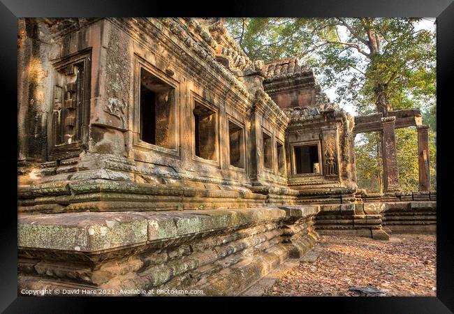Angkor Wat Framed Print by David Hare