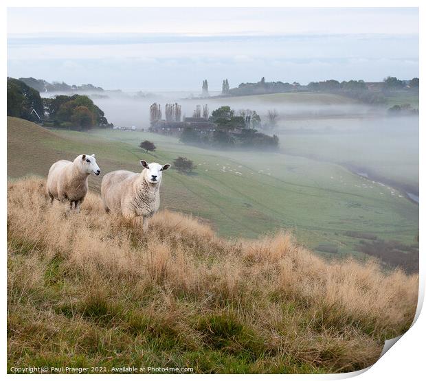 Mist in the Brede valley Print by Paul Praeger
