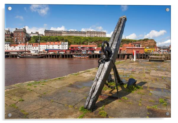 Tate Hill Pier, Whitby Acrylic by Andrew Sharpe