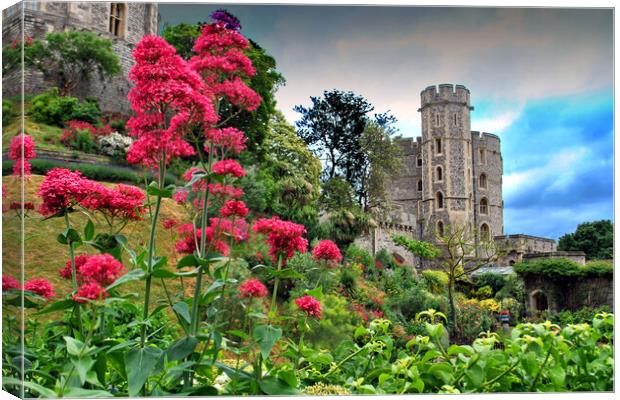 Windsor Castle Berkshire England UK Canvas Print by Andy Evans Photos