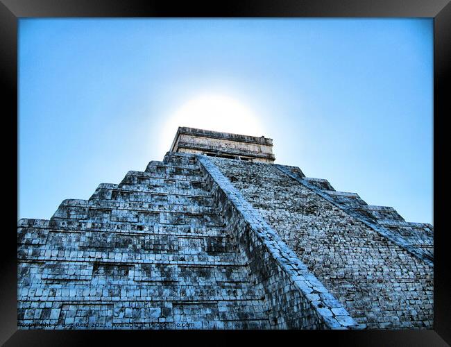 Wonders of the World, Path to Glory, Chichen Itza, Framed Print by Buz Reid