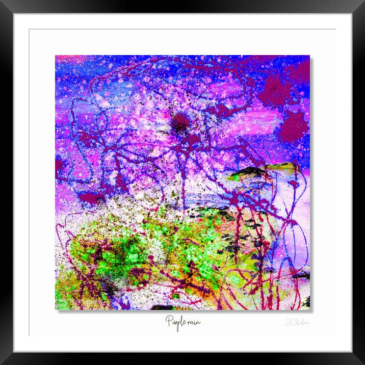 Purple rain Framed Mounted Print by JC studios LRPS ARPS