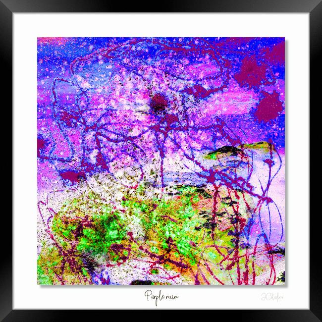 Purple rain Framed Print by JC studios LRPS ARPS