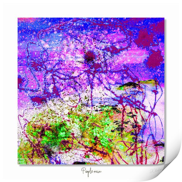 Purple rain Print by JC studios LRPS ARPS