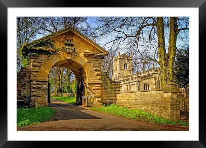 St Wilfrid's Church, Hickleton Framed Mounted Print by Darren Galpin