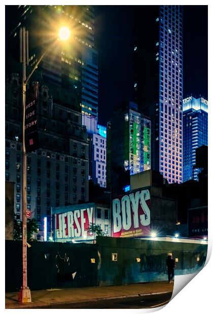 Jersey Boys Print by Chris Lord