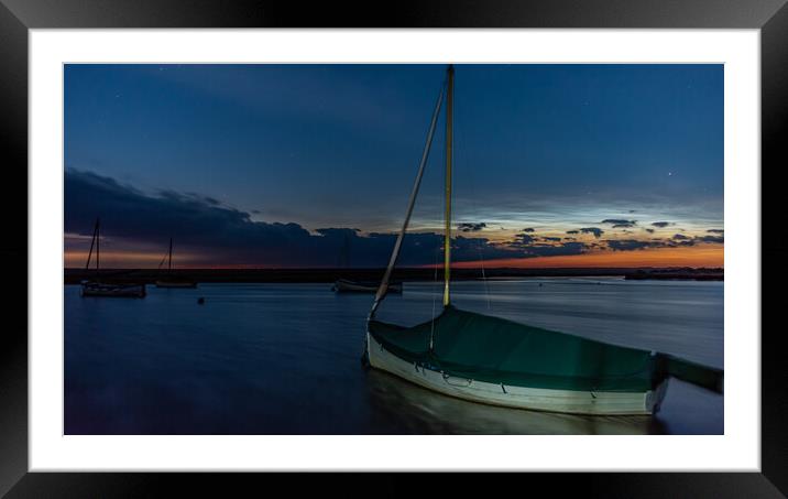 Noctilucent clouds Framed Mounted Print by Dorringtons Adventures