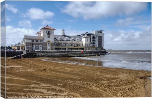 Weston Super Mare Somerset Canvas Print by Diana Mower