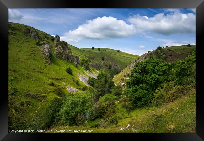 Wolfscote Dale Framed Print by Rick Bowden