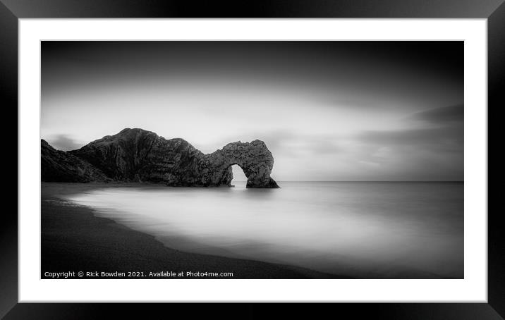 Durdle Door Framed Mounted Print by Rick Bowden