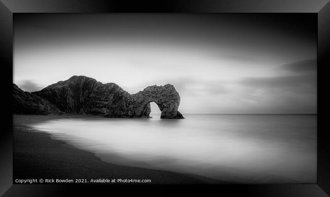 Durdle Door Framed Print by Rick Bowden
