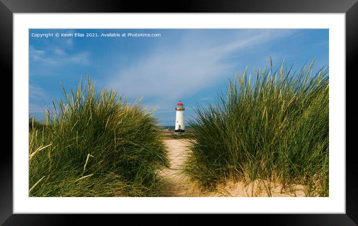 Talacre beach Framed Mounted Print by Kevin Elias