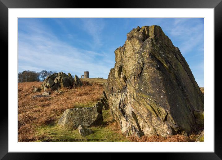 Precambrian rocks and Old John, Bradgate Park, Leicestershire Framed Mounted Print by Photimageon UK