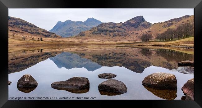 Blea Tarn and Langdale Pikes, Cumbria Framed Print by Photimageon UK