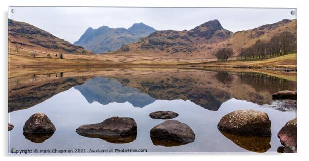 Blea Tarn and Langdale Pikes, Cumbria Acrylic by Photimageon UK
