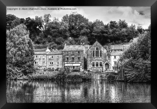 Cromford Village Framed Print by Alison Chambers