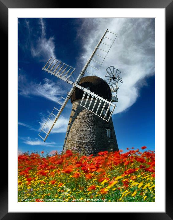 Summer in Whitburn Framed Mounted Print by Gary Clarricoates