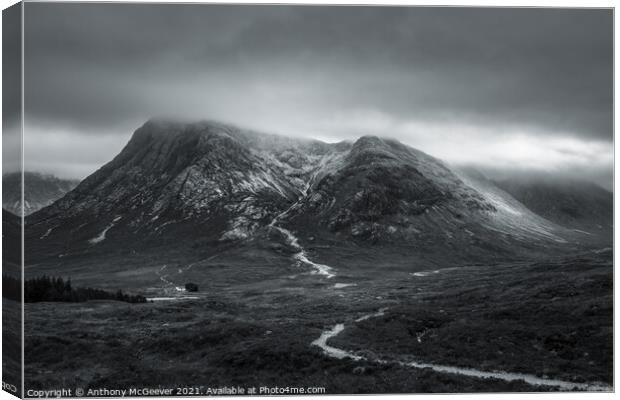 Buachaille Etive Mòr Canvas Print by Anthony McGeever