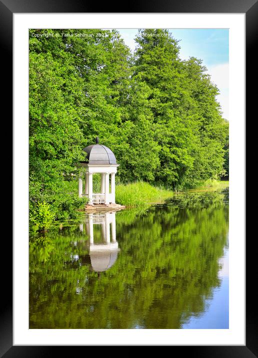 Gazebo by the River Framed Mounted Print by Taina Sohlman