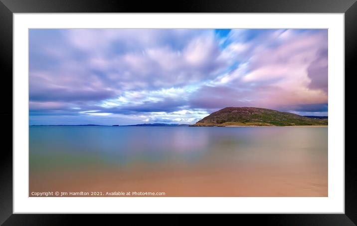 Tullagh beach,Donegal Framed Mounted Print by jim Hamilton