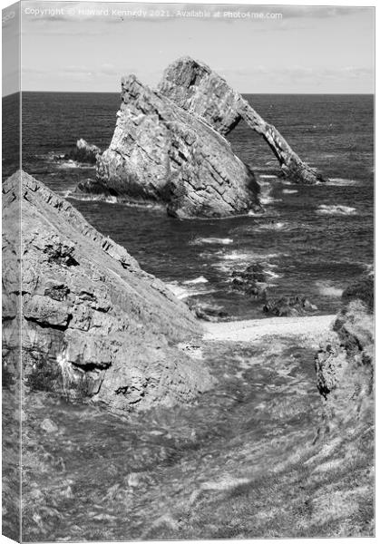 Bow Fiddle Rock Canvas Print by Howard Kennedy