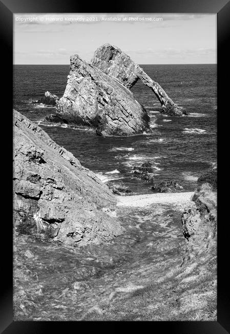 Bow Fiddle Rock Framed Print by Howard Kennedy